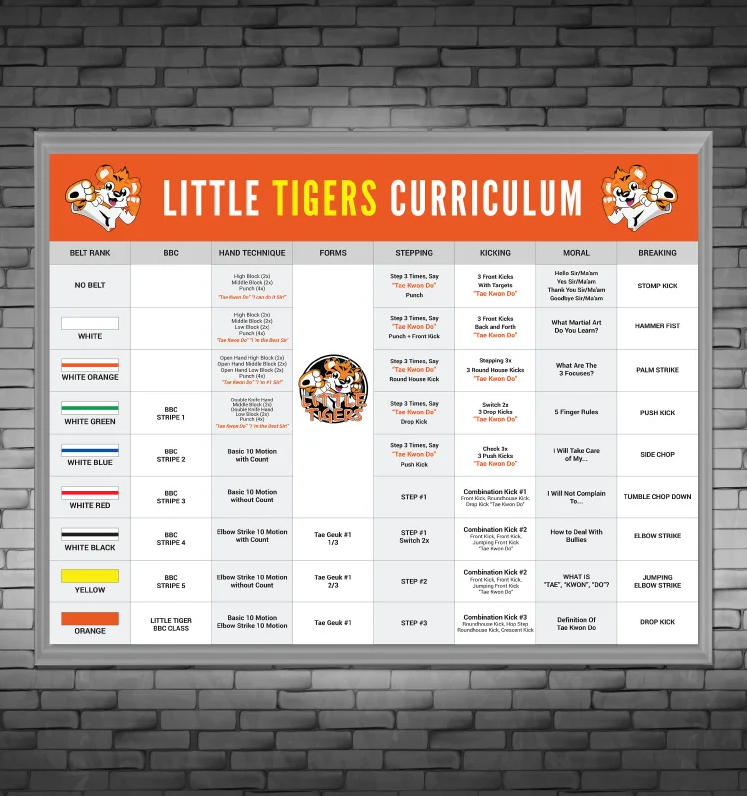 Little Tigers Curriculum