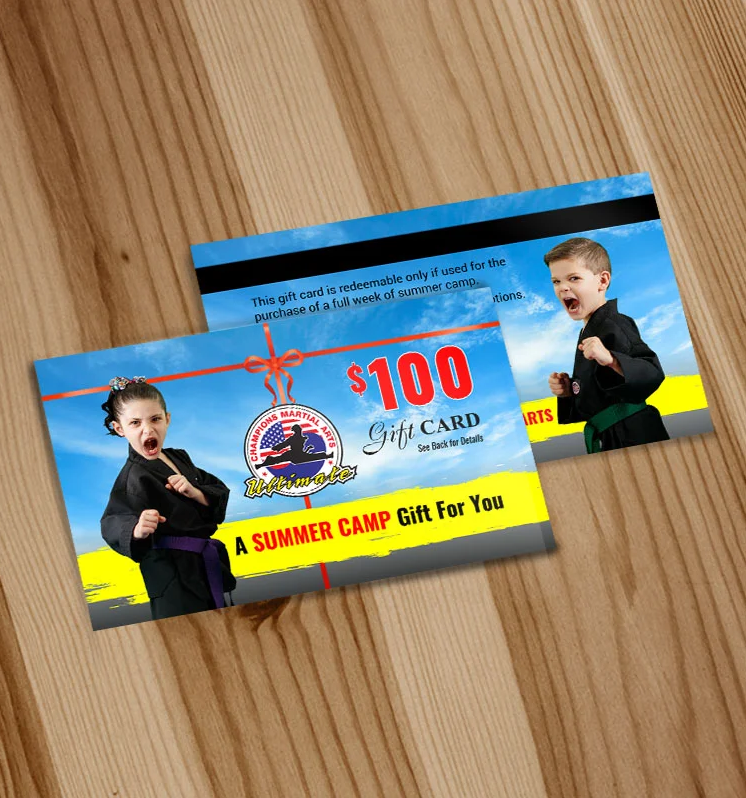 $100 Summer Camp Gift Card